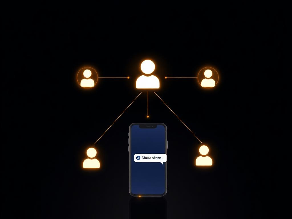Referral network spreading from a customer to friends and family